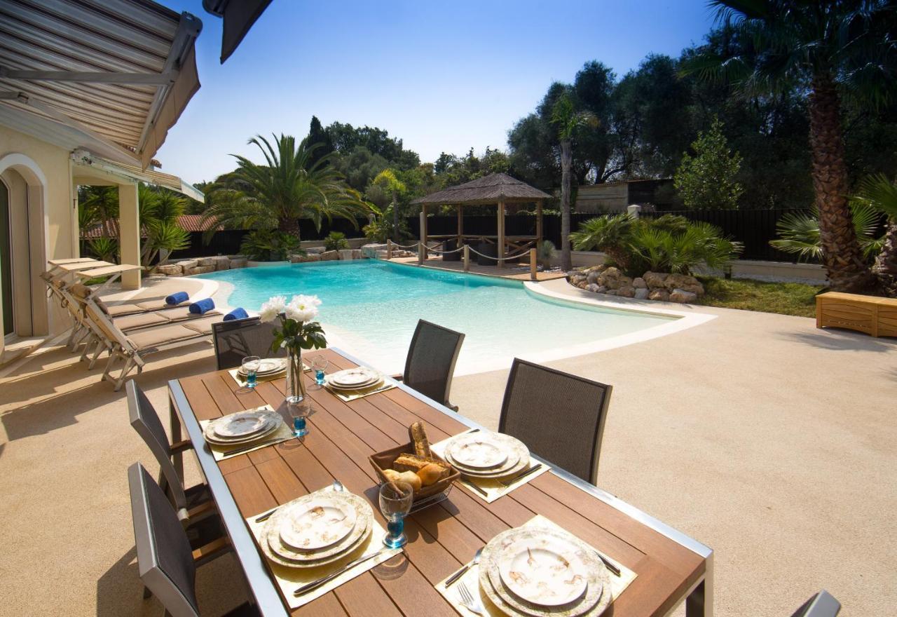 El Paradisio Splendid 5 Stars Villa Atypical In Antibes With Overflowing Swiming Pool Dış mekan fotoğraf